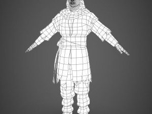 game ready arab man sohrab Modelo 3D