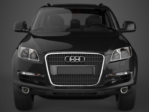 realistic car audi q7 Modèle 3D