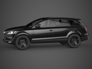 realistic car audi q7 Modèle 3D