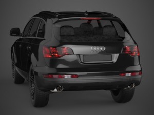 realistic car audi q7 Modèle 3D