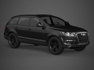 realistic car audi q7 Modèle 3D