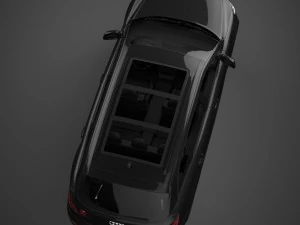 realistic car audi q7 3D Model