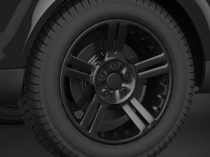 realistic car audi q7 3D Model