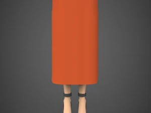 Realistic female tina 3D Model