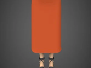 Realistic female tina 3D Model