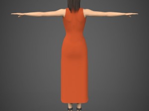 Realistic female tina Model 3D