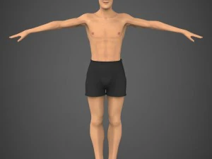 personagem masculino jo&atilde;o Modelo 3D