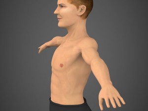 male character john 3D Model