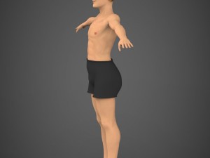 male character john 3D Model