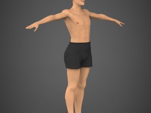 male character john 3D Model