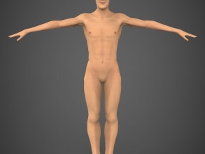 male character john 3D Model