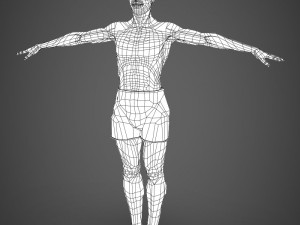 male character john 3D Model