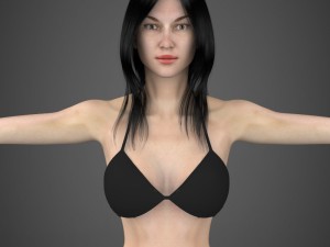 Beautifuly woman ritu 3D Model