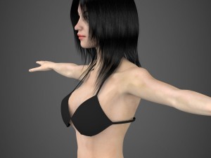 Beautifuly woman ritu 3D Model