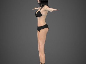 Beautifuly woman ritu 3D Model