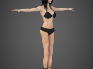 Beautifuly woman ritu 3D Model
