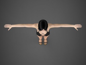 Beautifuly woman ritu 3D Model