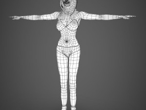 Beautifuly woman ritu 3D Model