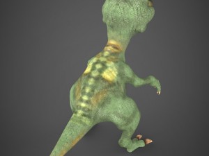 game ready baby dinosaur Model 3D