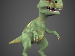 game ready baby dinosaur 3D Model