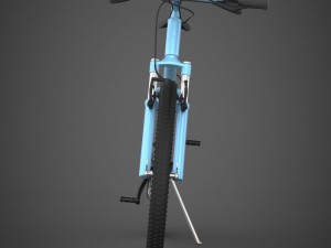 realistic blue bicycle 3Dモデル