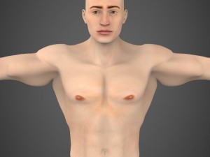 game ready muscular male Model 3D