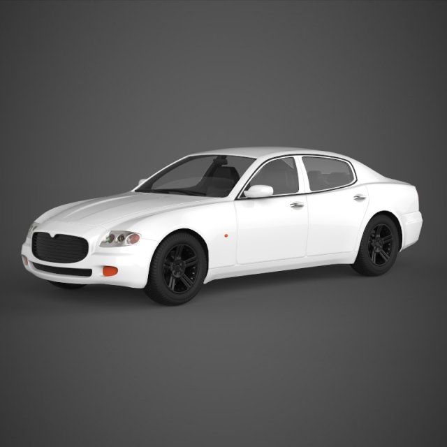 realistic car maserati 3200gt 3D Model .c4d .max .obj .3ds .fbx .stl .blend 