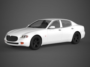 realistic car maserati 3200gt 3D Model