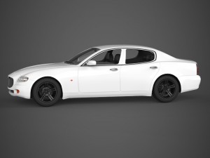 realistic car maserati 3200gt 3D Model