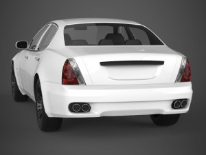 realistic car maserati 3200gt 3D Model