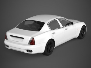 realistic car maserati 3200gt 3D Model
