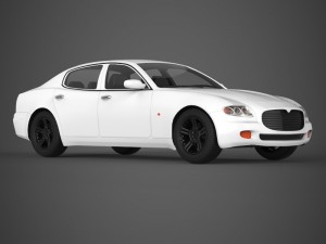 realistic car maserati 3200gt 3D Model