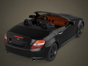 realistic car mercedes benz 3D Model