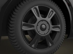 realistic car mercedes benz 3D Model
