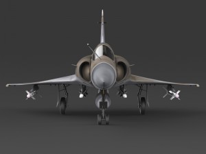 fighter aircraft mirage 2000 Modelo 3D