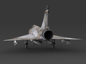fighter aircraft mirage 2000 Modelo 3D