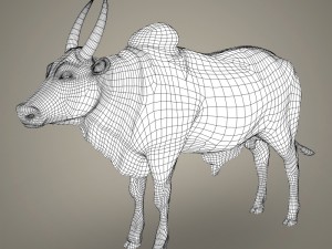 game ready realistic ox 3D Model
