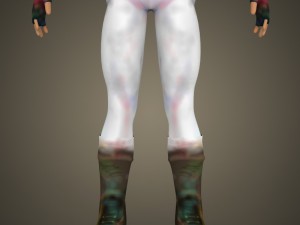 game ready young chinese fighter 3D 模型
