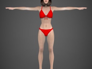 Female underwear 3D Model $25 - .blend .fbx .dae .stl .obj