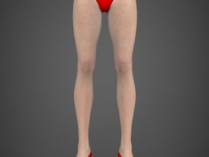 Young beautiful woman tanisha 3D Model