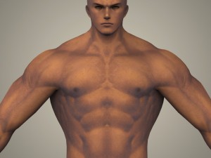 game ready fantasy giant man Model 3D