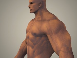 game ready fantasy giant man Model 3D