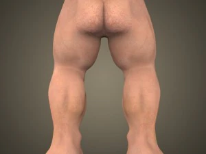 fantasy muscular hulk man 3D Model