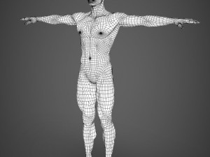 realistic male robert 3Dモデル