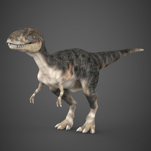 realistic dinosaur tyrannosaurus Model 3D .c4d .max .obj .3ds .fbx .stl .blend 