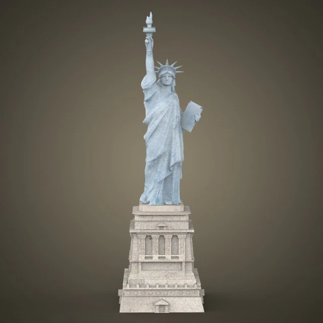 statue of liberty 3D Model .c4d .max .obj .3ds .fbx .stl .blend