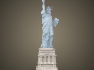 statue of liberty Modelo 3D