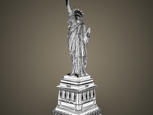 statue of liberty 3D Model