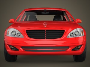 mercedes s class car 3D Model