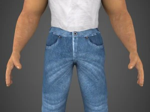 male character jackson 3D Model